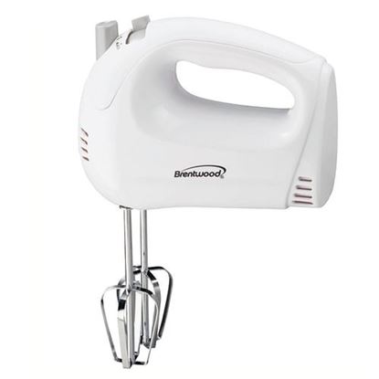 Picture of Brentwood 5-Speed Hand Mixer in White