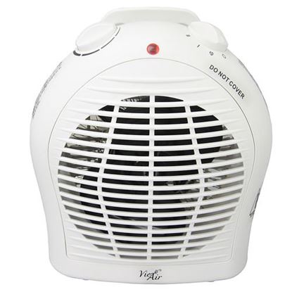 Picture of Vie Air 1500W Portable 2-Settings White Fan Heater with Adjustable Thermostat