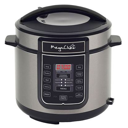 Picture of Megachef 6 Quart Digital Pressure Cooker with 14 Pre-set Multi Function Features