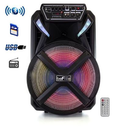 Picture of beFree Sound 15 Inch Bluetooth Portable Rechargeable Party Speaker