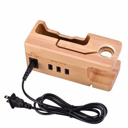 Foto de Trexonic 2 in 1 Bamboo Charging Station