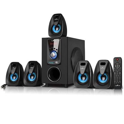 Picture of beFree Sound 5.1 Channel Bluetooth Surround Sound Speaker System in Blue