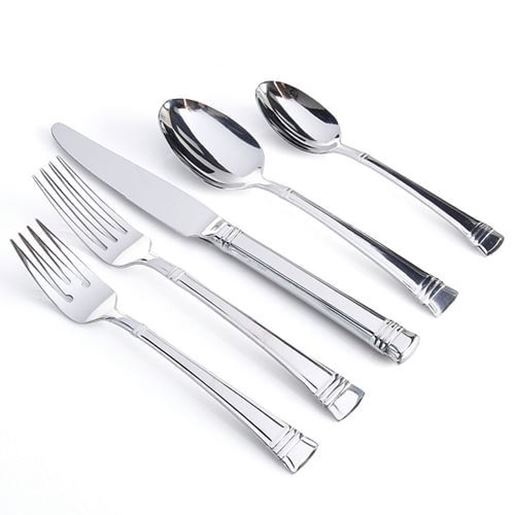 图片 Gibson Cordell 20 Piece Flatware Set