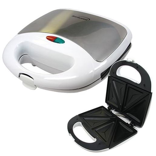 Picture of Brentwood Non Stick Compact Dual Sandwich Maker in White