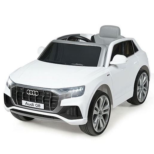 Picture of 12V Licensed AudiQ8 Kids Ride On Car-White - Color: White