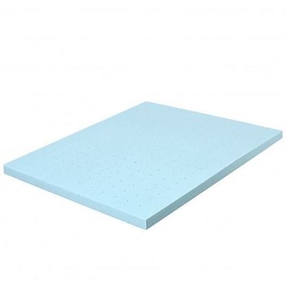 Foto de 4 Inch Gel Injection Memory Foam Mattress Top Ventilated Mattress Double Bed-Full Size - Size: Full Size
