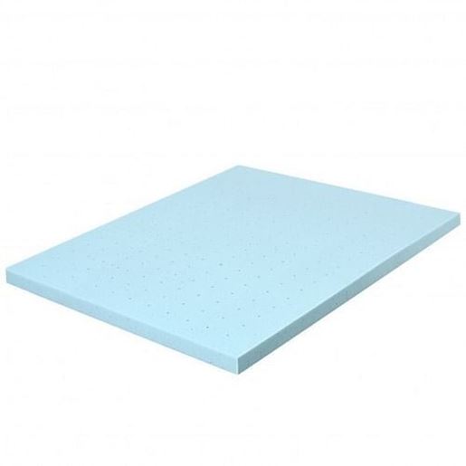 Foto de 4 Inch Gel Injection Memory Foam Mattress Top Ventilated Mattress Double Bed-Full Size - Size: Full Size