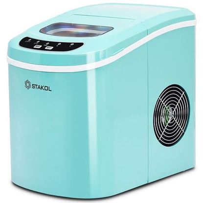 Изображение Mini Portable Compact Electric Ice Maker Machine-Green - Color: Green
