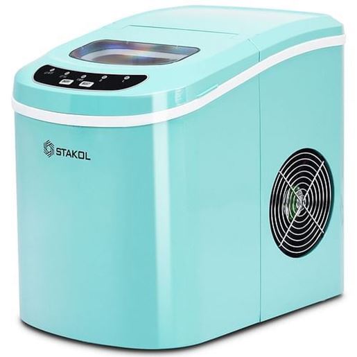 Изображение Mini Portable Compact Electric Ice Maker Machine-Green - Color: Green