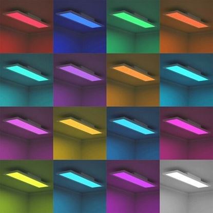Image de 18W RGB LED Ceiling Light with Remote Control - Color: White
