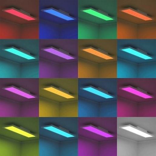Foto de 18W RGB LED Ceiling Light with Remote Control - Color: White