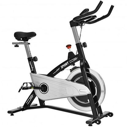 Picture of 30Lbs Fixed Training Bicycle with Monitor for Gym and Home