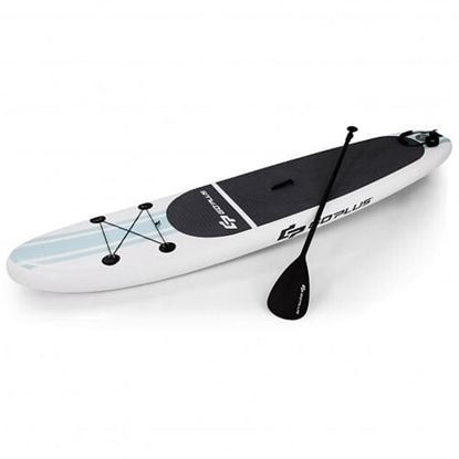 Picture of Inflatable Stand Up Paddle Board SUP with Paddle Pump Waterproof Bag-L - Size: L