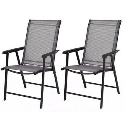 Foto de Set of 2 Outdoor Patio Folding Chairs