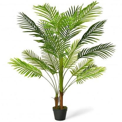 Foto de 4.3 Ft Indoor Artificial Phoenix Palm Tree Plant - Size: 4.3 ft