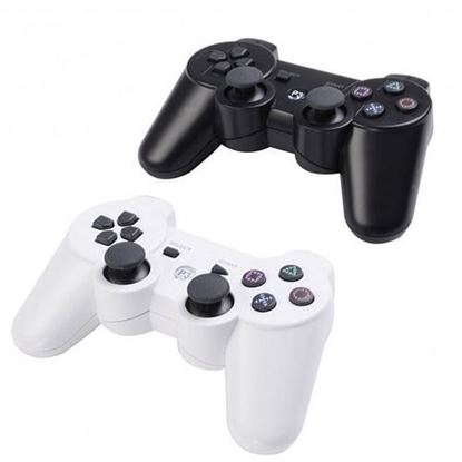 Picture of Lot 2 Wireless Controller for Sony PS3 Black White Play Station 3 New