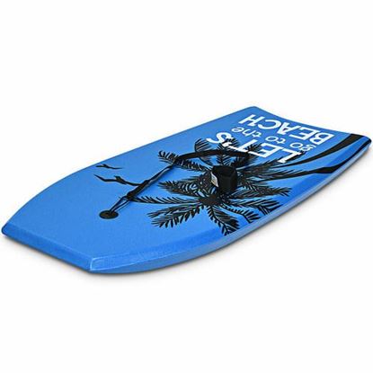 Изображение Super Lightweight Bodyboard Surfing with Leash EPS Core Boarding-L - Size: L