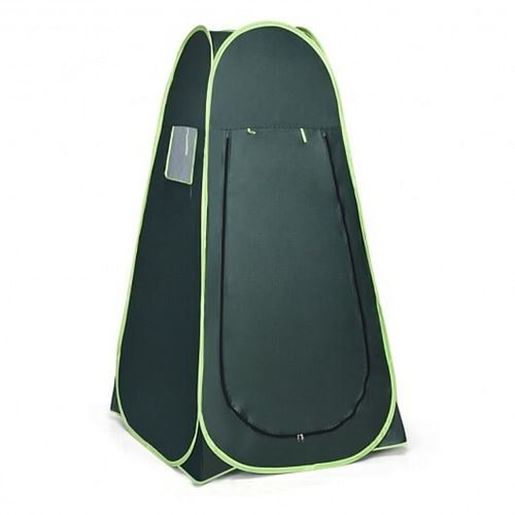 Изображение Pop Up Camping Shower Toilet Changing Room Tent - Color: Green