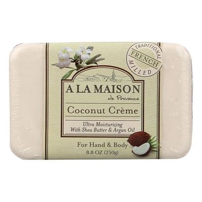 Picture of A La Maison - Bar Soap - Coconut Creme - 8.8 oz