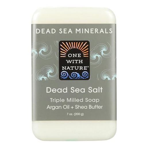 Picture of One With Nature Dead Sea Mineral Dead Sea Salt Soap - 7 oz