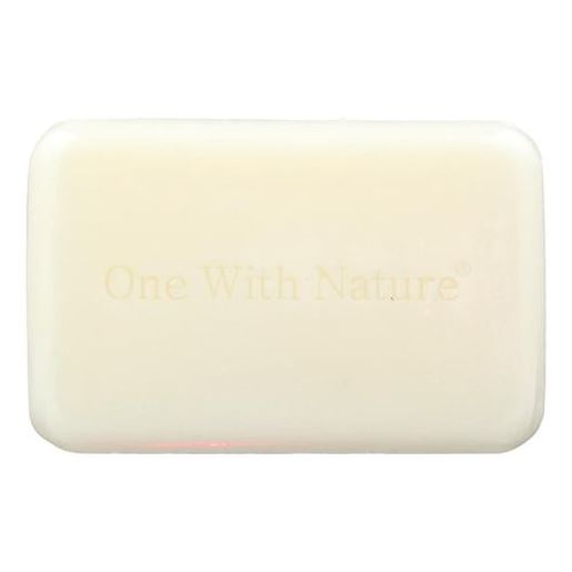 Foto de One With Nature Naked Soap - Goat's Milk and Lavender - Case of 6 - 4 oz.