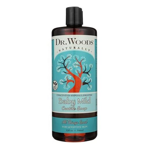 Foto de Dr. Woods Naturals Castile Soap - Baby Mild - Case of 1 - 32 oz.