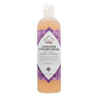 Foto de Nubian Heritage Body Wash With Shea Butter Lavender And Wildflowers - 13 fl oz