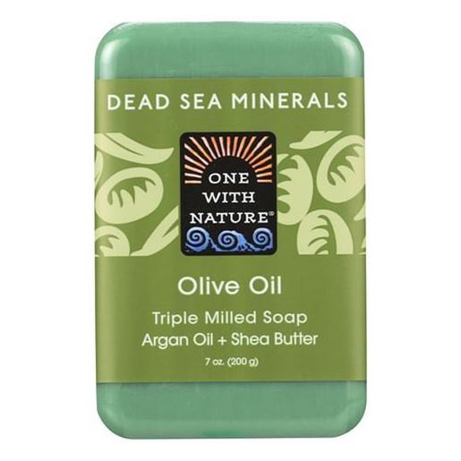 Picture of One With Nature Dead Sea Mineral Olive Oil Soap - 7 oz