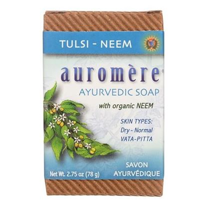 Foto de Auromere Ayurvedic Bar Soap Tulsi-Neem - 2.75 oz