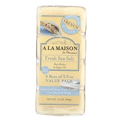 图片 A La Maison - Bar Soap - Fresh Sea Salt - 4/3.5 Oz