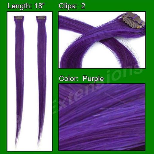 Image sur (2 PCS) Purple Highlight Streak Pack