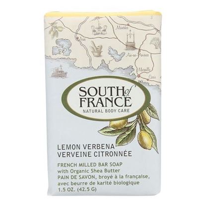 Foto de South Of France Bar Soap - Lemon Verbena - Travel - 1.5 oz - case of 12