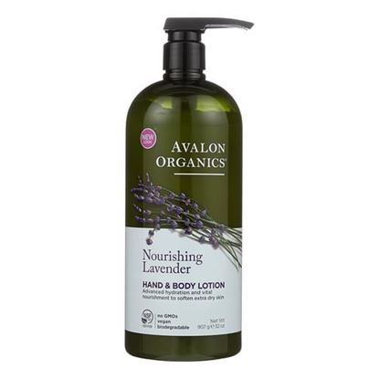 图片 Avalon Organics Hand and Body Lotion Lavender - 32 fl oz