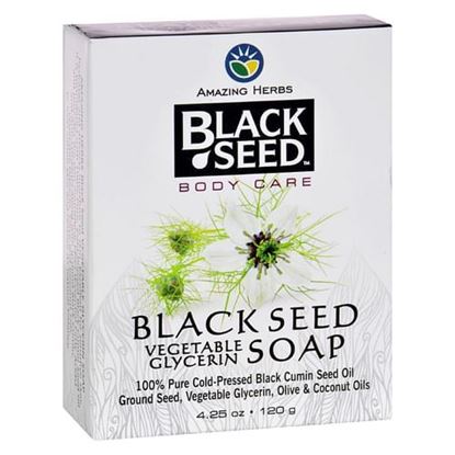 图片 Black Seed Bar Soap - Vegetable Glycerin - 4.25 oz