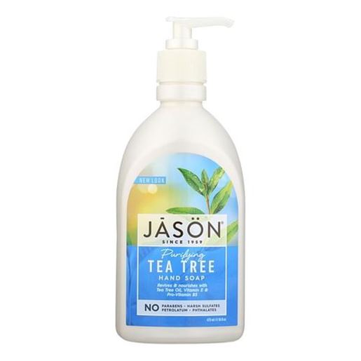 Picture of Jason Pure Natural Purifying Tea Tree Hand Soap - 16 fl oz