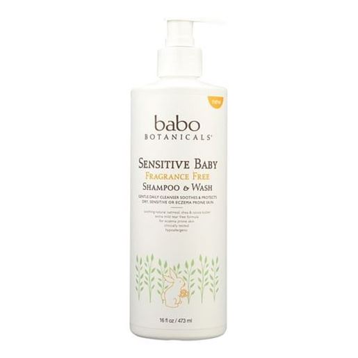 Picture of Babo Botanicals - Body Wash - Fragrance Free - 1 Each - 16 fl oz.