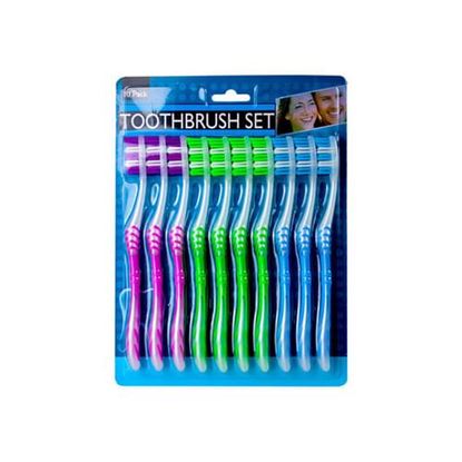 图片 10 Pack Toothbrush Set ( Case of 18 )