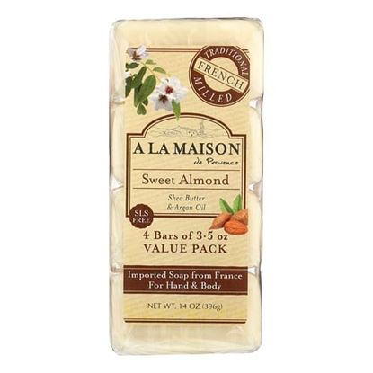 Picture of A La Maison - Bar Soap - Sweet Almond - 4/3.5 Oz