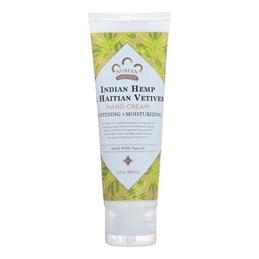 Foto de Nubian Heritage Hand Cream Indian Hemp And Haitian Vetiver - 4 oz