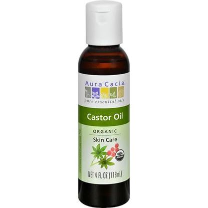 Picture of Aura Cacia - Skin Care Oil - Organic Castor Oil - 4 fl oz