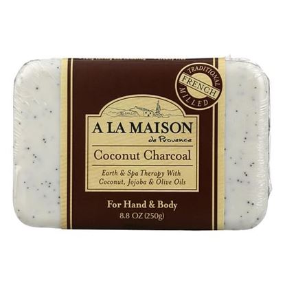 Picture of A La Maison - Bar Soap - Coconut Charcoal - 8.8 Oz