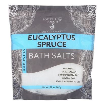 Picture of Soothing Touch Bath Salts - Eucalyptus Spruce - 32 oz