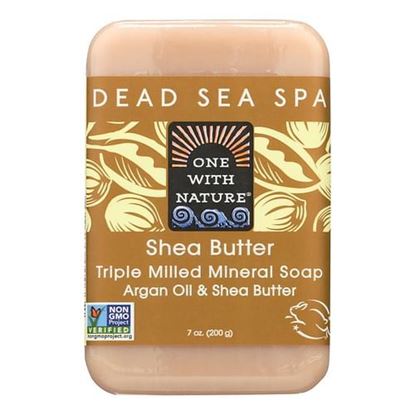 Picture of One With Nature Dead Sea Mineral Shea Butter Soap - 7 oz