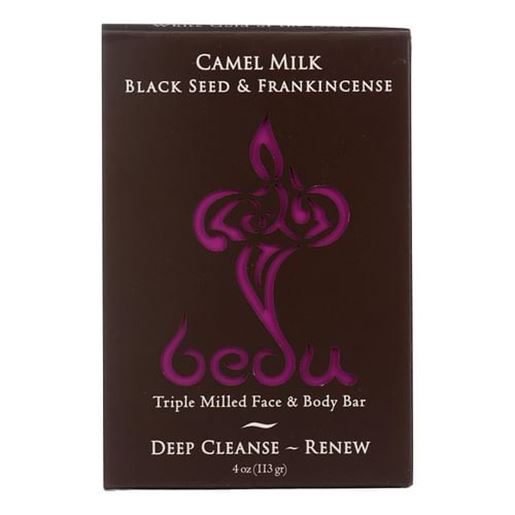 Foto de Bedu Face and Body Bar - Black Seed and Frankincense - Case of 6 - 4 oz.