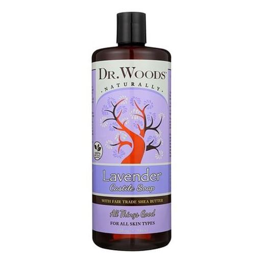 Foto de Dr. Woods Shea Vision Soothing Lavender Castile Soap - 32 oz