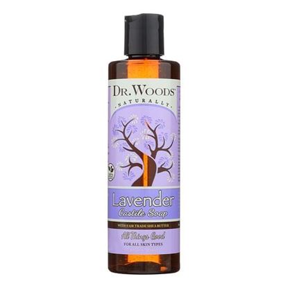 Picture of Dr. Woods Shea Vision Pure Castile Soap Lavender with Organic Shea Butter - 8 fl oz