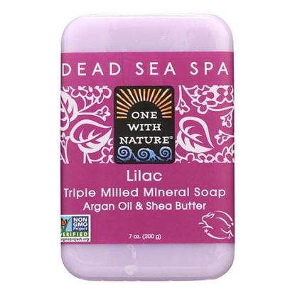 Foto de One With Nature Triple Milled Soap Bar - Lilac - 7 oz