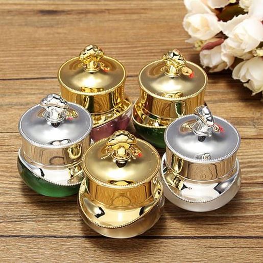 Foto de 5g Crown Empty Pot Bottle Sample For Nail Art Makeup Cosmetic Cream Container