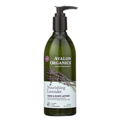 图片 Avalon Organics Hand and Body Lotion Lavender - 12 fl oz