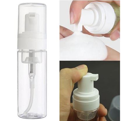 Foto de 1Pcs 50ml Soap Foaming Spray Bottle Dispenser Foam Shampoo Suds Pump Travel Use